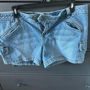 Casual Blue Jean Shorts with Relaxed Fit